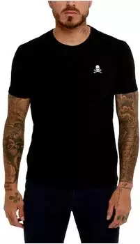 Philipp Plein Skull Comfort Cotton Stretch T-Shirt Slim Fit (UTPG01) schwarz