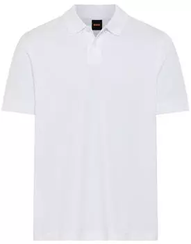 Boss Orange Pe Interlock Poloshirt aus Baumwoll-Piqu&eacute; Regular Fit (51622110) wei&szlig;100