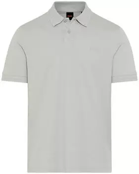 Boss Orange Pe Interlock Poloshirt aus Baumwoll-Piqu&eacute; Regular Fit (66129538) silver043
