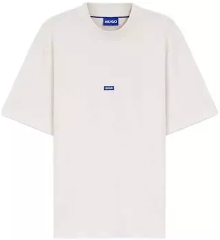 HUGO Nieros 01 T-Shirt blau/weiß