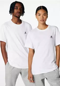 Converse Chest Star Chev Tee weiß