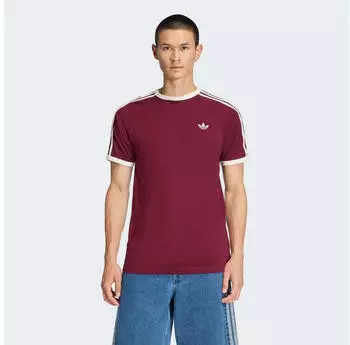 Adidas 3-STREIFEN T-SHIRT Maroon / Off White (KQ9639)