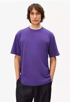 armedangels MAARKOS HEAVY WEIGHT T-SHIRT T-Shirt aus recyceltem Baumwoll Mix lila ( ) (30008307-3495)