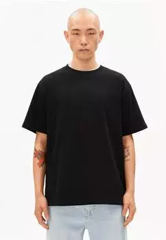 armedangels MAARKOS HEAVY WEIGHT T-SHIRT T-Shirt aus recyceltem Baumwoll Mix schwarz ( ) (30008307-105)
