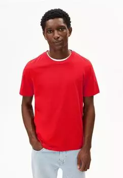 armedangels JAAMES T-SHIRT T-Shirt aus Bio-Baumwolle rot ( ) (30008308-3428)