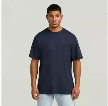 G-Star True Regular T-Shirt Dunkelblau salute D28609-C812-C742
