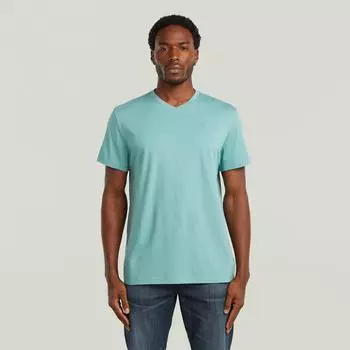 G-Star Base-S V T-Shirt Mittelblau mineral blue D16412-336-H868