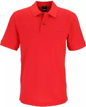 Hugo Boss Pallas Poloshirt aus Baumwoll-Piqu&eacute; mit Logo-Stickerei Style Pallas 50553564 Rot