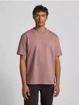 HUGO Relaxed-Fit T-Shirt aus Baumwolle mit Logo-Print Style Dapolino 50488330 Rot