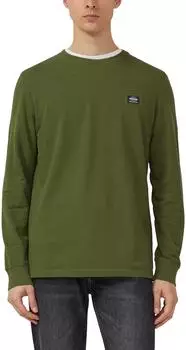s.Oliver Strukturiertes Longsleeve mit Ärmelbündchen olive 2174614.7983.