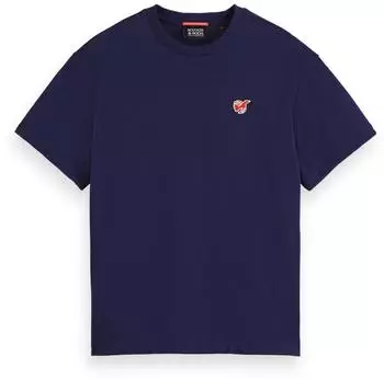 Scotch & Soda The Free Spirit Peace Bird T-Shirt Regular Fit (180314) navy