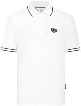 Philipp Plein Gothic Plein Poloshirt (44882318) weiß