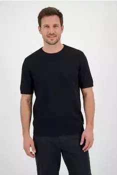 OLYMP T-Shirt Rundhals, normale Passform marine