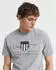 GANT Archive Shield SS T-Shirt mit Logodruck (2003199) graumeliert