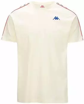 Kappa Coen Slim 222 Banda T-Shirt (303UV10) rot/weiß antik