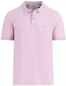 Fynch-Hatton Poloshirt mit farbigem Logo Detail light peony