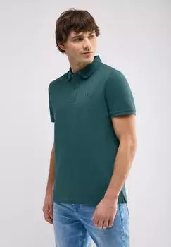 Street One Poloshirt mit Knopfleiste grün
