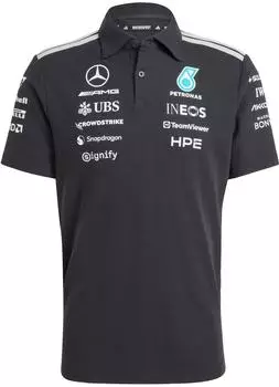 Adidas MERCEDES AMG PETRONAS FORMULA 1 TEAM ENGINEERS POLOSHIRT Black (KE5523)