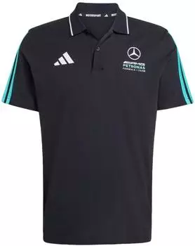 Adidas MERCEDES AMG PETRONAS FORMULA 1 TEAM DNA POLOSHIRT Black / Semi Mint Rush (KE8165)