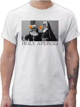 Shirtracer Holy Aperol T-Shirt weiß