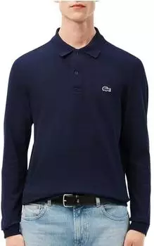 Lacoste L1312 Langarm Classic Fit Poloshirt marine