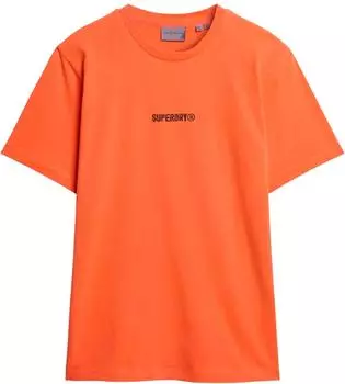 Superdry Micro Logo T-Shirt Loose Fit kräftiges orange
