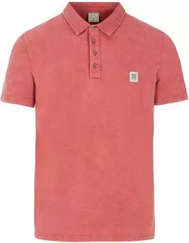 Protest Nico Kurzarm-Poloshirt brick red