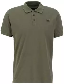 Alpha Industries X-fit Kurzarm Poloshirt (136600) dunkelgr&uuml;n