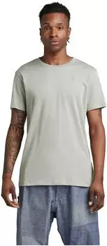 G-Star Base-S Geripptes Kurzarm-T-Shirt (D16411-336) iceberg gr&uuml;n