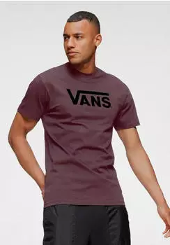 Vans Classic T-Shirt bordeaux/schwarz