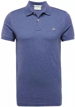 GANT Slim Fit Archive Shield Piqu&eacute; Polo Shirt (2220) dunkelblau