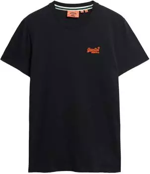 Superdry Vintage Logo Embroidered Emb Tee (M1011245A) schwarz/hazard orange