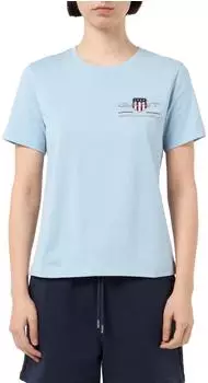 GANT Archive Shield Regular Fit T-Shirt (2003199) fresh blue