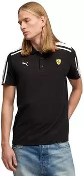 Puma Scuderia Ferrari MT7 Polo Herren Kleidung Schwarz Black (635831_01)