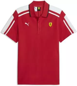 Puma Scuderia Ferrari MT7 Polo Herren Kleidung Rot Red (635831_02)