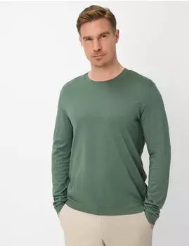 BRAX Herren Shirt Style TIMON thyme Grün Khaki grün khaki Gr. (700016_70821800_36)