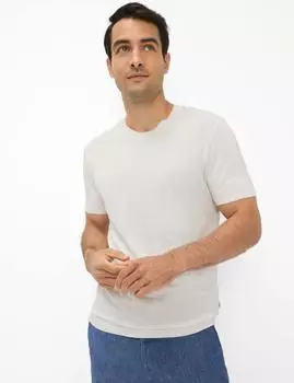 BRAX Herren Shirt Style TREVOR offwhite cremeweiß Gr. (700016_70821500_98)