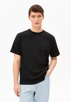armedangels MAARKOS LEINEN-MIX T-SHIRT Leinen-Mix schwarz ( ) (30008060-105)