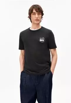 armedangels JAAMES BIKE T-SHIRT 100% Bio-Baumwolle schwarz ( ) (30008062-105)