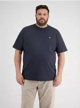 Lerros T-Shirt mit Waffelstruktur in grossen Größen Classic Navy (26330391_48502)
