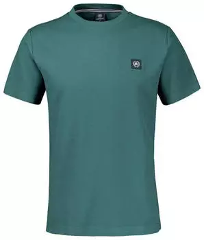 Lerros T-Shirt mit Waffelstruktur in grossen Größen Soft Teal (26330391_66202)
