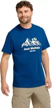 Jack Wolfskin Freeroamer T M T-Shirt (A66090_T0464) JW blue orchid
