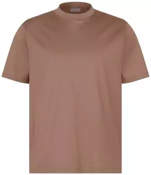 Seidensticker T-Shirt Regular Fit Rundhals-Ausschnitt (849665) braun