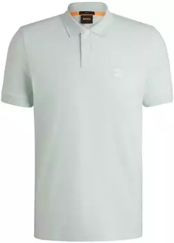 Hugo Boss Slim-Fit Poloshirt aus Stretch-Baumwolle mit Logo-Aufnäher (50507803)
