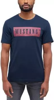 MUSTANG Slim Fit T-Shirt (1014749) blau