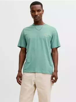 Jack & Jones Blasanchez Kurzarm Rundhals T-Shirt (12245400) jade