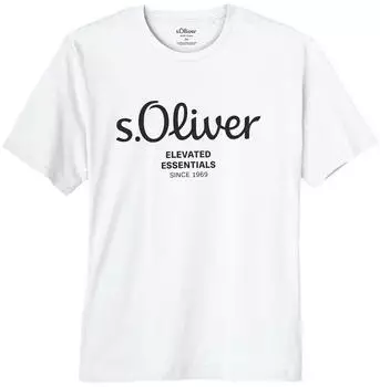 s.Oliver T-Shirt mit Logo-Print (2139910) wei&szlig;