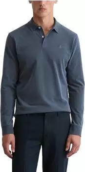 Marc O'Polo Langarm-Poloshirt Jersey Regular (B21223655004) navy