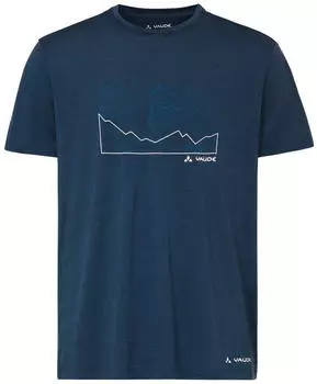 VAUDE Herren Tekoa Wool T-Shirt (42720) dark sea/blue