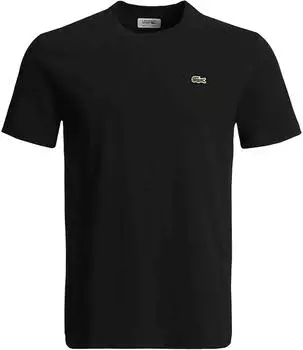 Lacoste Herren-Rundhals-Jersey-T-Shirt (TH5133) schwarz